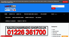 Desktop Screenshot of hamradio-shop.com